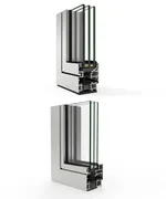 Cortizo 70 Industrial sarok profil metszet